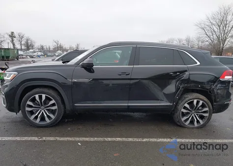 2021 Volkswagen Atlas Cross Sport 3.6L V6 Sel Premium R-Line from USA, damaged, VIN 1V2FE2CA5MC239395
